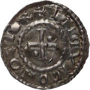 Denier - Louis II Huy mint, Carolingian Empire, 877-879 reverse image
