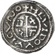 Denier - Louis II the Stammerer / Louis III Namur mint obverse image