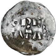 Denier - Arnulf Dorestad mint, Carolingian Empire, 887-899 reverse image