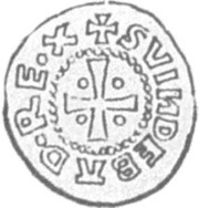 Denier - Zwentibold Cambrai mint obverse image