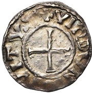 Denier - Charles III Verdun mint, Carolingian Empire, 911-922 reverse image