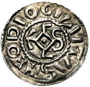 Denier In the name of Charles III; Liège mint obverse image
