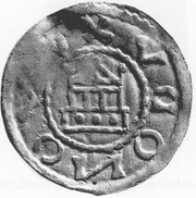 Denier - Conrad le Roux Mayence, Carolingian Empire, 945-953 reverse image