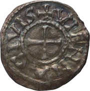 Denier - Charles II Vienne mint, Carolingian Empire, 869-875 reverse image