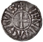 Denier - Boso Vienne mint, Carolingian Empire, 879-884 reverse image