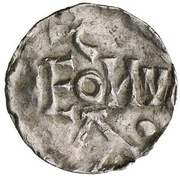 Denier - Immobilization in the name of Otto III Dinant mint, Carolingian Empire, 983-1002 reverse image