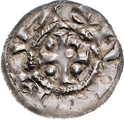 Denier In the name of Otto III; Cologne mint obverse image