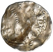 Denier - Godfrey II and emperor Henry II obverse image