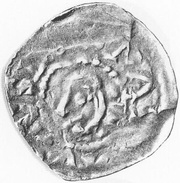 Denier - Theodoric I Saint-Dié mint obverse image
