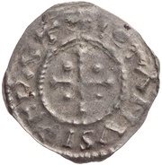 Denier - Lothair I Dorestad mint; temple obverse image