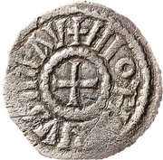 Denier - Lothair I Pavia mint obverse image