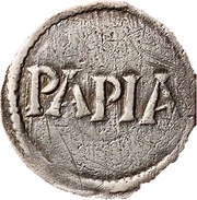 Denier - Lothair I Pavia mint, Carolingian Empire, 840-855 reverse image