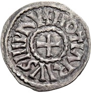 Denier - Lothair I Treviso mint obverse image
