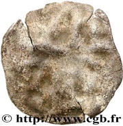 Obol uniface anonymous Melle mint; Mandq¿q, Carolingian Empire, 768-771 reverse image