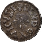 Obol - Louis I Melle mint; minting tools obverse image