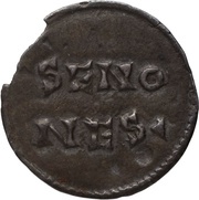 Obol - Louis I Sens mint, Carolingian Empire, 818-823 reverse image