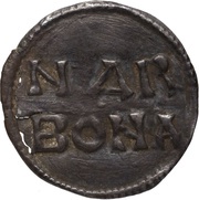 Obol - Louis I Narbonne mint, Carolingian Empire, 818-823 reverse image