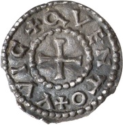 Obol - Louis I Quentovic mint, Carolingian Empire, 818-823 reverse image