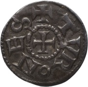 Obol - Louis I Tours mint, Carolingian Empire, 818-823 reverse image
