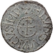 Obol - Louis I christian legend obverse image
