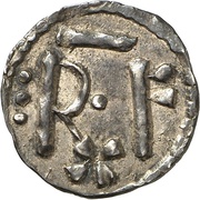 Denier - Pepin the Short Maastricht mint obverse image