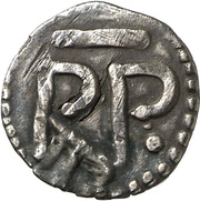 Denier - Pepin the Short Saint Fermin church of Amiens obverse image