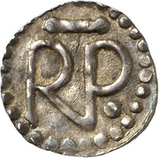 Denier - Pepin the Short Saint Cyricus abbey of Clermont obverse image