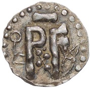 Denier - Pepin the Short Saint Stephen abbey of Dijon obverse image