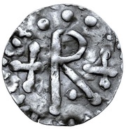 Denier - Pepin the Short Reims mint; RP, Carolingian Empire, 751-768 reverse image