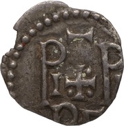 Denier - Pepin the Short Saint Martin abbey of Tours; PIPI REX obverse image