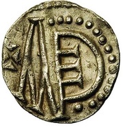 Denier - Pepin the Short Angers mint, Carolingian Empire, 751-768 reverse image
