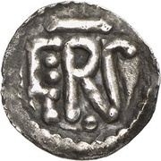 Denier - Pepin the Short in the name of Georgius, Carolingian Empire, 754-768 reverse image