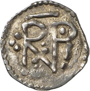 Denier - Pepin the Short Laon mint obverse image
