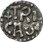Denier - Pepin the Short Troyes mint, Carolingian Empire, 751-768 reverse image