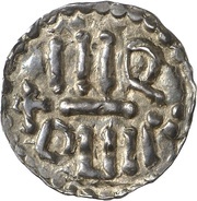 Denier - Pepin the Short Verdun mint; VIIRDUII, Carolingian Empire, 751-768 reverse image