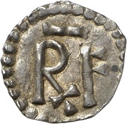 Denier - Pepin the Short Verdun mint; VIRDVN obverse image