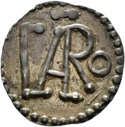 Denier - Carloman I moneyer Liutprand obverse image