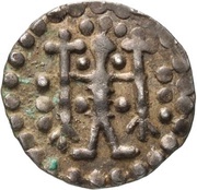Denier - Charlemagne Chartres mint, Carolingian Empire, 768-771 reverse image