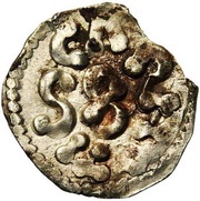 Denier - Charlemagne Chartres mint; crossed S, Carolingian Empire, 768-771 reverse image