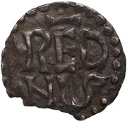 Denier - Charlemagne Rennes mint; CARLVS/REDNIS, Carolingian Empire, 768-771 reverse image