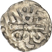 Denier - Charlemagne Melle mint; CARLVS, Carolingian Empire, 768-771 reverse image