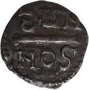 Denier - Charlemagne Chateaudun mint; CARLVS R, Carolingian Empire, 768-771 reverse image