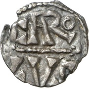 Denier - Charlemagne Paris mint obverse image