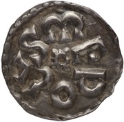 Denier - Charlemagne Melle mint; CAROLVS, Carolingian Empire, 768-793 reverse image