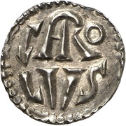Denier - Charlemagne Tiel mint obverse image
