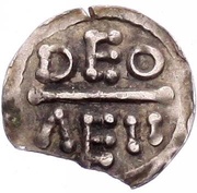 Denier - Charlemagne Dinant mint, Carolingian Empire, 768-793 reverse image