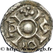 Denier - Charlemagne Verdun mint; VRDN, Carolingian Empire, 768-793 reverse image