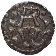 Denier - Charlemagne Verdun mint; VIRDVN obverse image