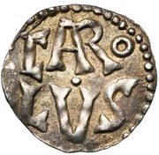 Denier - Charlemagne Amiens mint obverse image