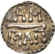 Denier - Charlemagne Amiens mint, Carolingian Empire, 768-793 reverse image